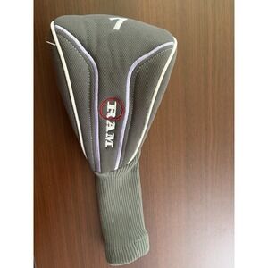RAM Golf Driver Club Cover Headcover Gray Pullover
